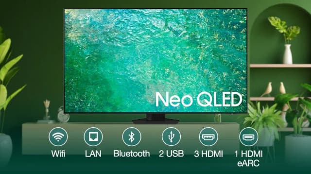 So sánh giá Smart Tivi Neo QLED Samsung AI 4K 55 inch QA55QN85C rẻ nhất? - Ảnh 17
