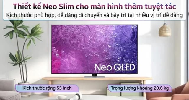 So sánh giá Smart Tivi Neo QLED Samsung AI 4K 55 inch QA55QN90C rẻ nhất? - Ảnh 15