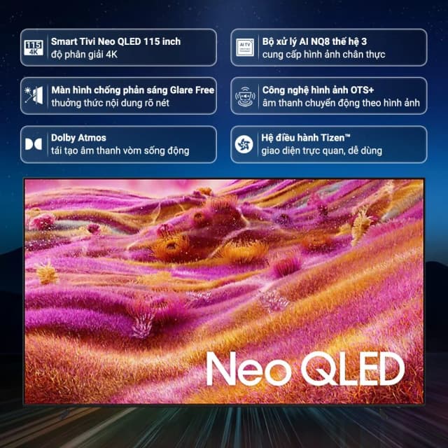 So sánh giá Smart Tivi Neo QLED Samsung AI 4K 115 inch QA115QN90F rẻ nhất? - Ảnh 17