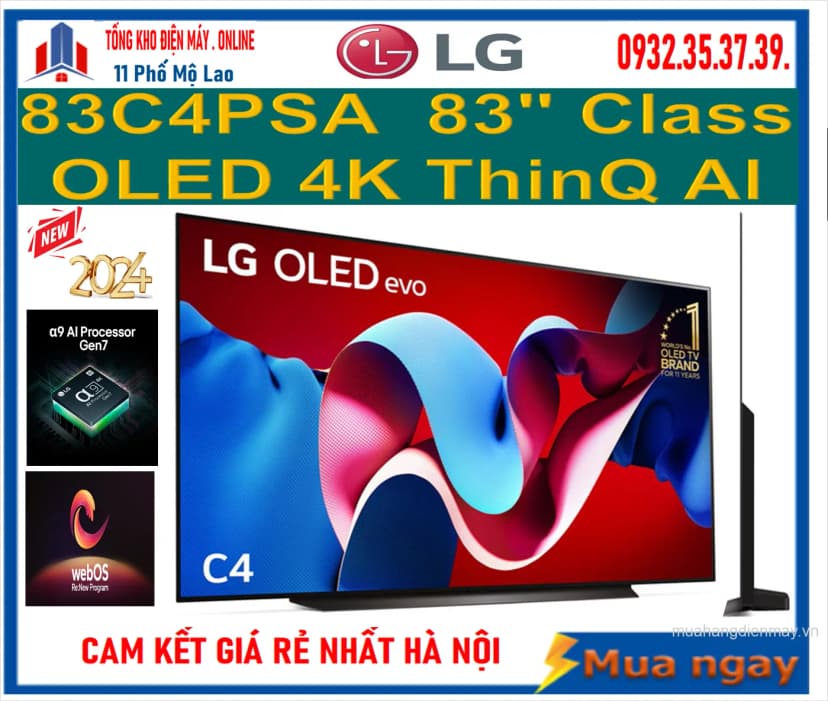 Smart Tivi OLED LG AI 4K 83 inch OLED83C6PSA - Giá rẻ nhất hôm nay - Ảnh 8