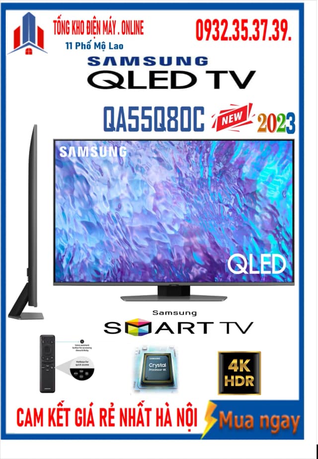 So sánh giá Smart Tivi QLED Samsung AI 4K 55 inch QA55Q80C rẻ nhất? - Ảnh 14