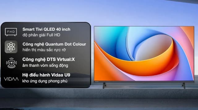 So sánh giá Smart Tivi QLED Hisense FHD 40 inch 40Q5S rẻ nhất? - Ảnh 2
