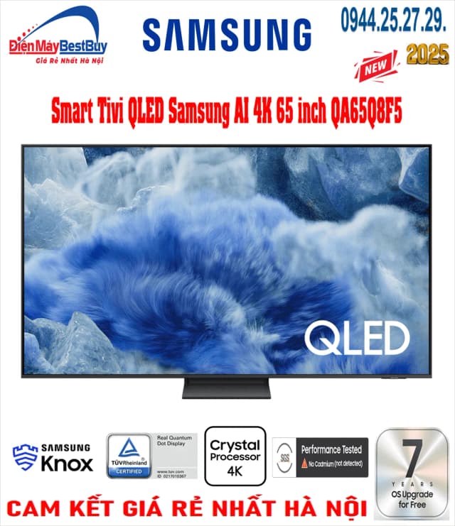 So sánh giá Smart Tivi QLED Samsung AI 4K 65 inch QA65Q8F5 rẻ nhất? - Ảnh 6