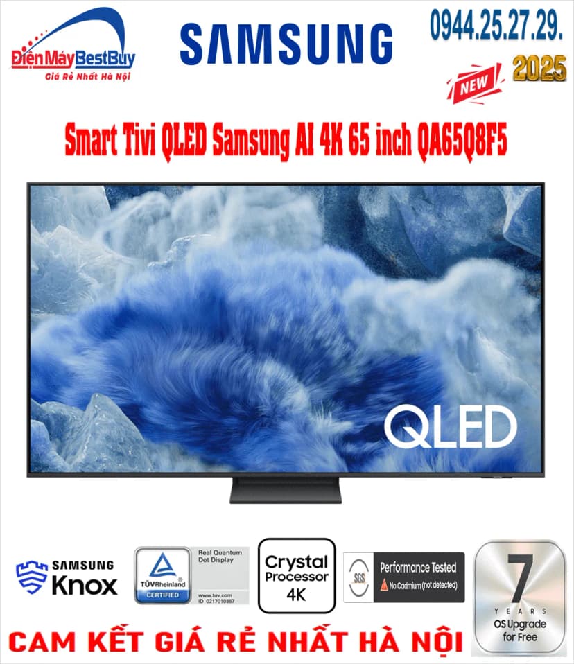 Smart Tivi QLED Samsung AI 4K 65 inch QA65Q8F5 - Giá rẻ nhất hôm nay - Ảnh 6
