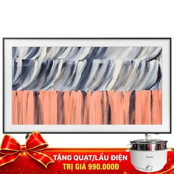 Smart Tivi Khung Tranh The Frame QLED Samsung AI 4K 75 inch QA75LS03HE - Ảnh 1
