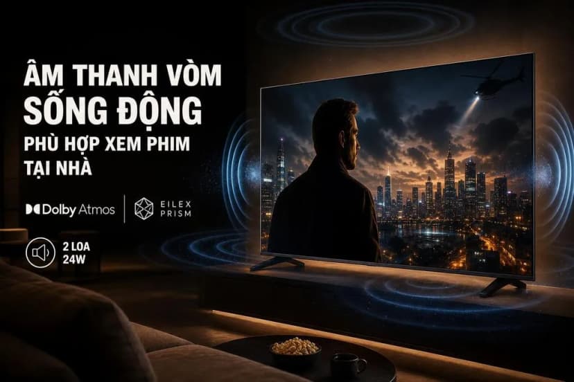 Smart Tivi QLED Toshiba AI 4K 43 inch 43M450RP - Giá rẻ nhất hôm nay - Ảnh 4