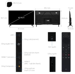 So sánh giá Smart Tivi QLED Toshiba FHD 40 inch 40V37SP - Tìm sản phẩm giá rẻ nhất - Ảnh 18