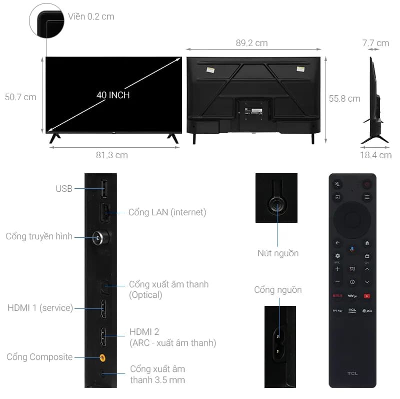So sánh giá Smart Tivi QLED Toshiba FHD 40 inch 40V37SP - Tìm sản phẩm giá rẻ nhất - Ảnh 18