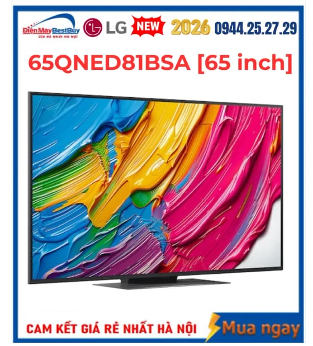 Smart Tivi QNED LG AI 4K 65 inch 65QNED81BSA - Ảnh 5
