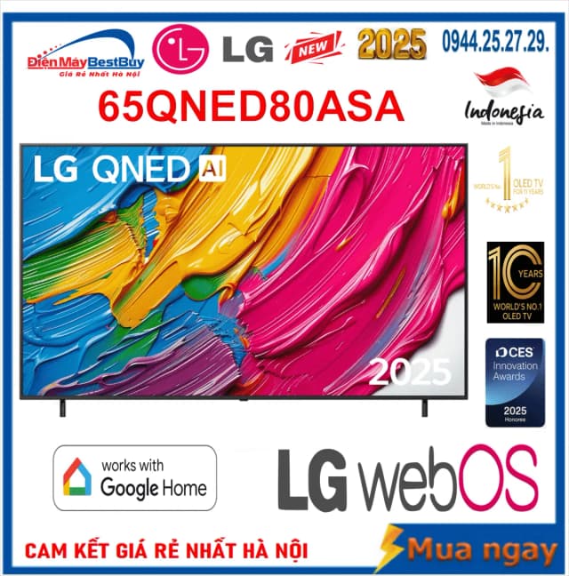Top 1 so sánh giá Smart Tivi QNED LG AI 4K 65 inch 65QNED86BSA - Tìm sản phẩm giá rẻ nhất - Ảnh 12
