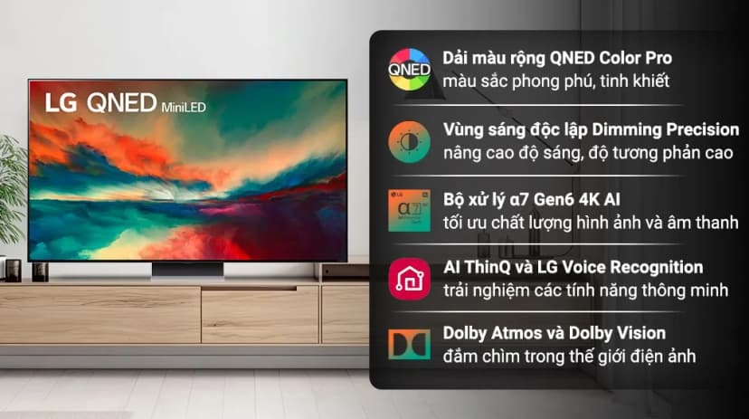 So sánh giá Smart Tivi QNED LG AI 4K 75 inch 75QNED70BSA - Tìm sản phẩm giá rẻ nhất - Ảnh 10