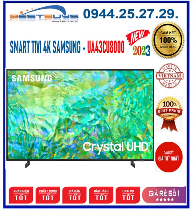 So sánh giá Smart Tivi Crystal UHD Samsung 4K 43 inch UA43CU8000 rẻ nhất? - Ảnh 14