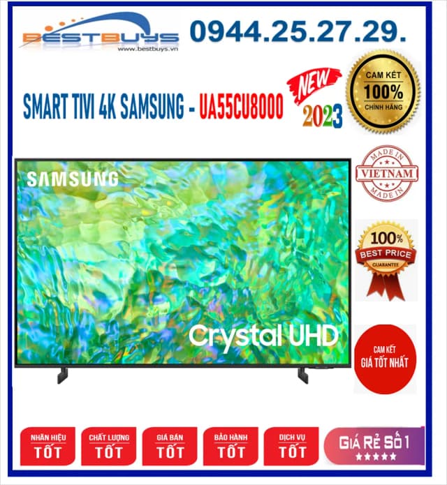 So sánh giá Smart Tivi Crystal UHD Samsung 4K 55 inch UA55CU8000 rẻ nhất? - Ảnh 16