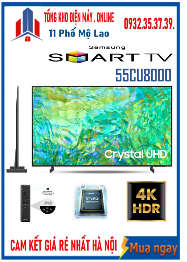 So sánh giá Smart Tivi Crystal UHD Samsung 4K 55 inch UA55CU8000 rẻ nhất? - Ảnh 18
