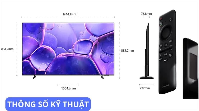 Smart Tivi Crystal UHD Samsung AI 4K 43 inch UA43U8500H - Giá rẻ nhất hôm nay - Ảnh 8