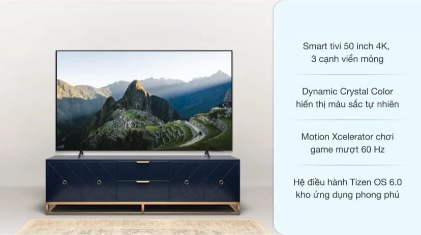 Smart Tivi Crystal UHD Samsung AI 4K 50 inch UA50U8500H - Giá rẻ nhất hôm nay - Ảnh 8