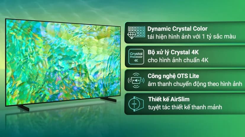 Smart Tivi Crystal UHD Samsung AI 4K 55 inch UA55U8500H - Giá rẻ nhất hôm nay - Ảnh 11