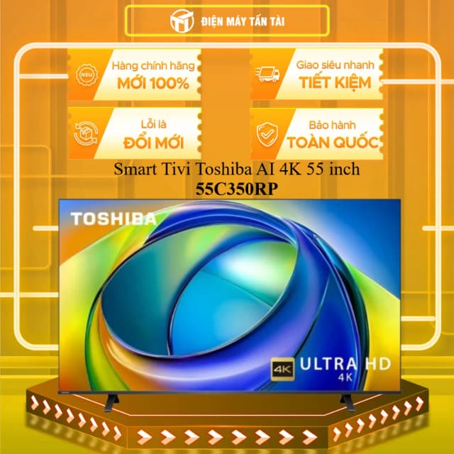 So sánh giá Smart Tivi Toshiba AI 4K 55 inch 55C350RP rẻ nhất? - Ảnh 12