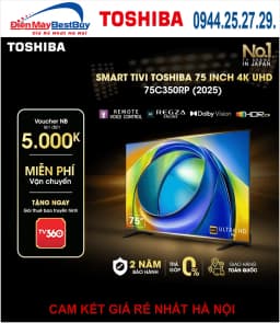 So sánh giá Smart Tivi Toshiba AI 4K 75 inch 75C350RP - Tìm sản phẩm giá rẻ nhất - Ảnh 6