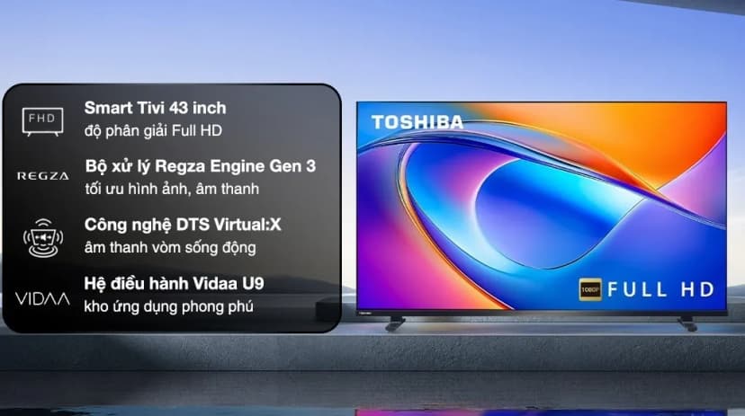 Smart Tivi Toshiba FHD 43 inch 43V35RP - Giá rẻ nhất hôm nay - Ảnh 5