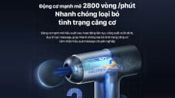 Súng massage cầm tay Philips PPM7323 - Giá rẻ nhất hôm nay - Ảnh 2