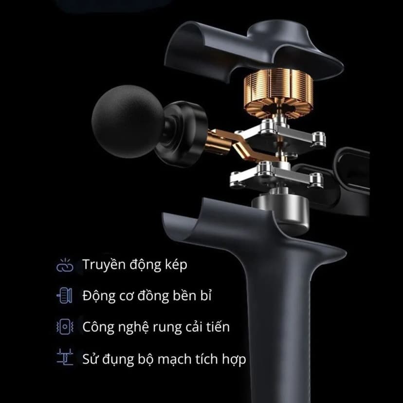 Súng massage cầm tay Kachi MK377 - Giá rẻ nhất hôm nay - Ảnh 2