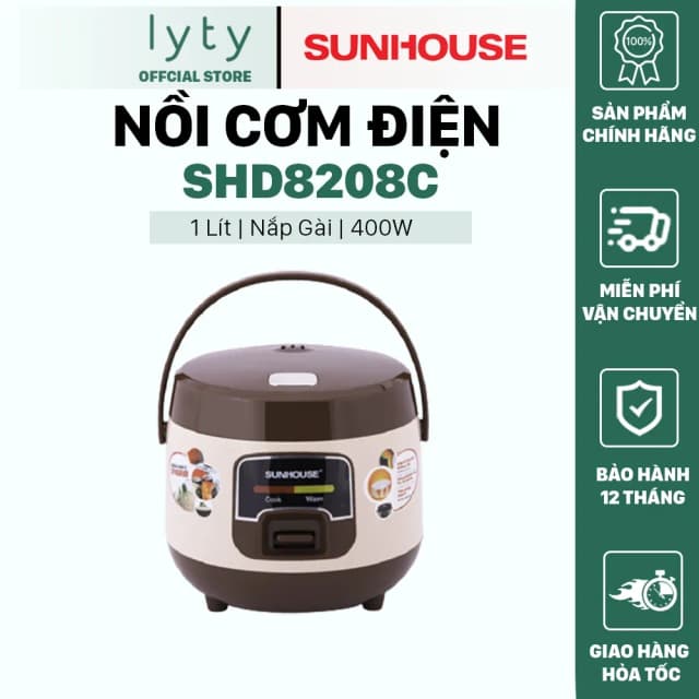 So sánh giá Nồi cơm nắp gài Sunhouse 1.2 lít SHD8217W rẻ nhất? - Ảnh 17