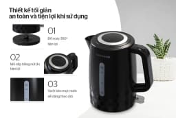 So sánh giá Bình đun siêu tốc Sunhouse 1.7 lít SHD1306 - Tìm sản phẩm giá rẻ nhất - Ảnh 15