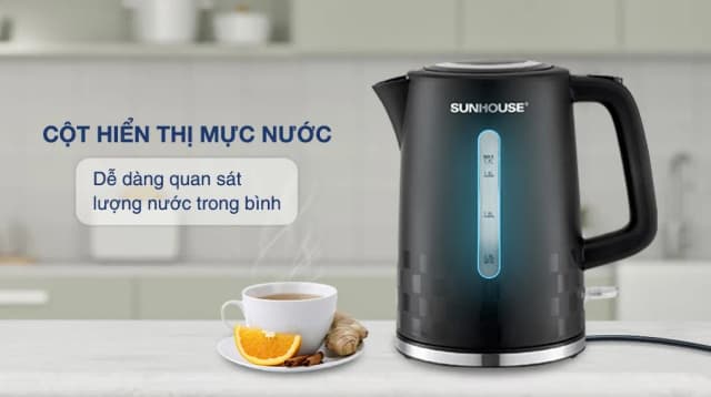 Top 1 so sánh giá Bình đun siêu tốc Sunhouse 1.7 lít SHD1359 - Tìm sản phẩm giá rẻ nhất - Ảnh 2