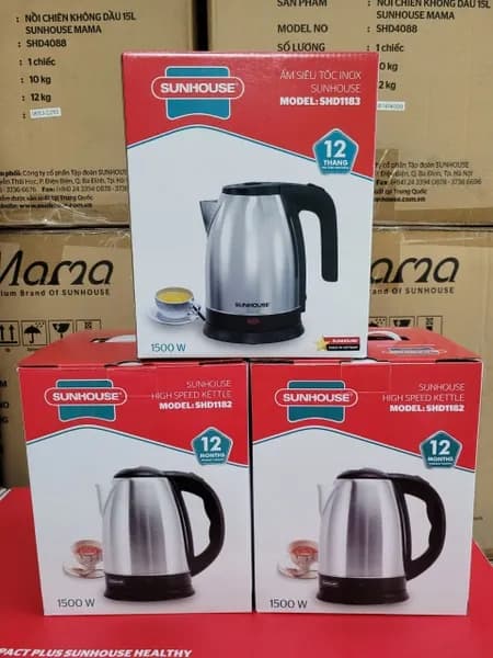 Top 1 so sánh giá Bình đun siêu tốc Sunhouse 1.8 lít SHD1183 - Tìm sản phẩm giá rẻ nhất - Ảnh 3