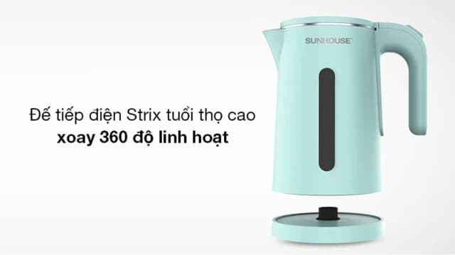 Top 1 so sánh giá Bình đun siêu tốc Sunhouse 1.8 lít SHD1186 - Tìm sản phẩm giá rẻ nhất - Ảnh 11