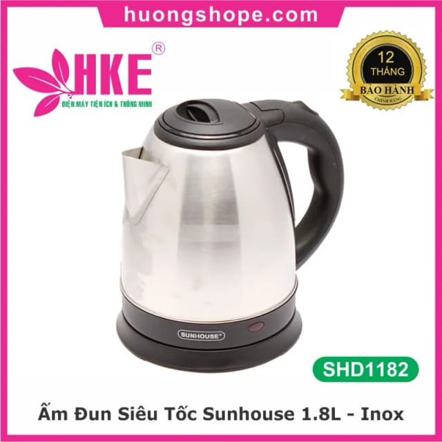 Top 1 so sánh giá Bình đun siêu tốc Sunhouse 1.8 lít SHD1186 - Tìm sản phẩm giá rẻ nhất - Ảnh 13