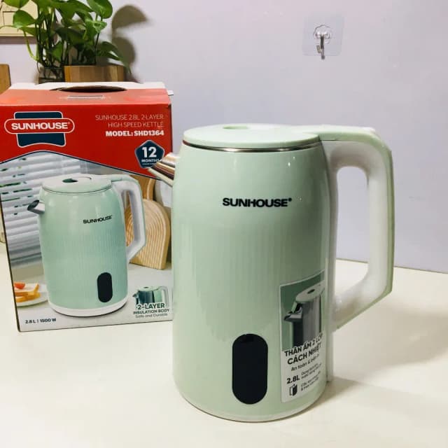 Top 1 so sánh giá Bình đun siêu tốc Sunhouse 1.8 lít SHD1186 - Tìm sản phẩm giá rẻ nhất - Ảnh 3