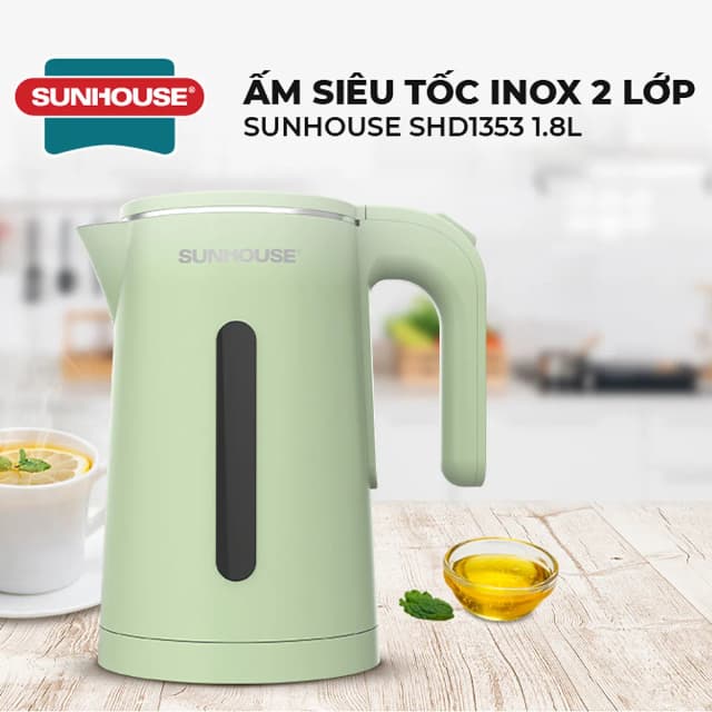 Top 1 so sánh giá Bình đun siêu tốc Sunhouse 1.8 lít SHD1186 - Tìm sản phẩm giá rẻ nhất - Ảnh 9
