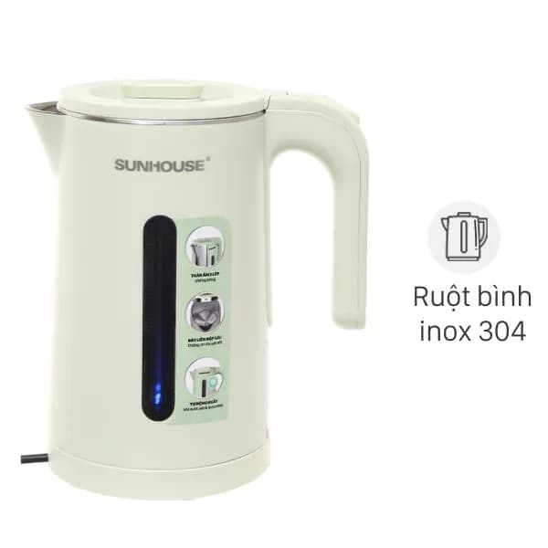 So sánh giá Bình đun siêu tốc Sunhouse 1.8 lít SHD1357 - Tìm sản phẩm giá rẻ nhất - Ảnh 1
