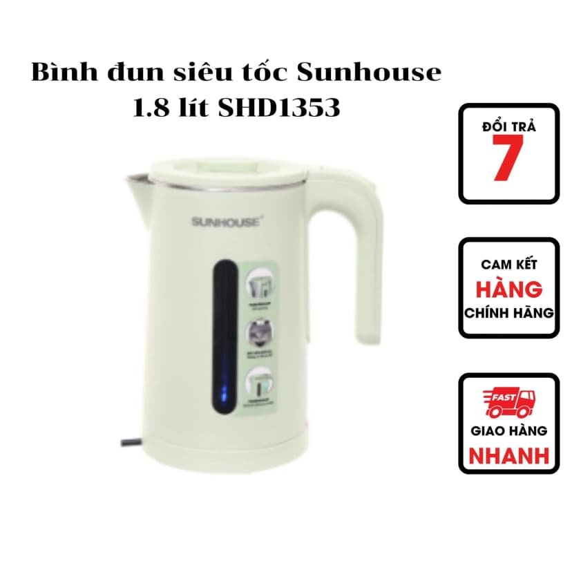 So sánh giá Bình đun siêu tốc Sunhouse 1.8 lít SHD1357 - Tìm sản phẩm giá rẻ nhất - Ảnh 19