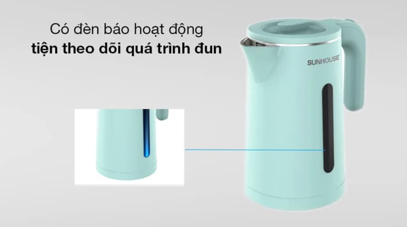 Bình đun siêu tốc Sunhouse 1.8 lít SHD1377 - Giá rẻ nhất hôm nay - Ảnh 14