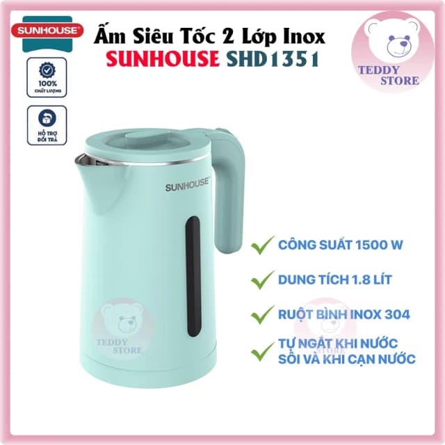 Top 1 so sánh giá Bình đun siêu tốc Sunhouse 2 lít SHD1387 - Tìm sản phẩm giá rẻ nhất - Ảnh 19