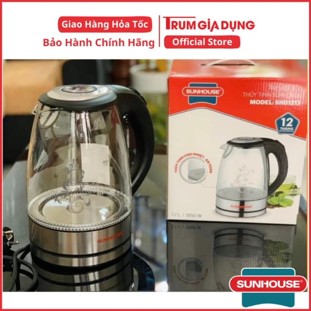 Top 1 so sánh giá Bình đun siêu tốc Sunhouse 2.5 lít SHD1392 - Tìm sản phẩm giá rẻ nhất - Ảnh 7