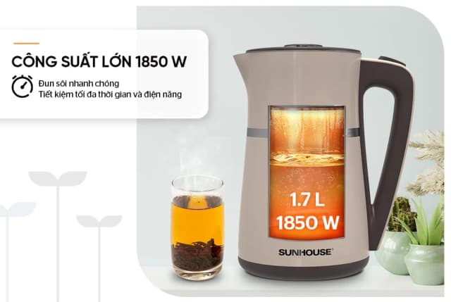 Top 1 so sánh giá Bình đun siêu tốc Sunhouse 3 lít SHD1365 - Tìm sản phẩm giá rẻ nhất - Ảnh 13