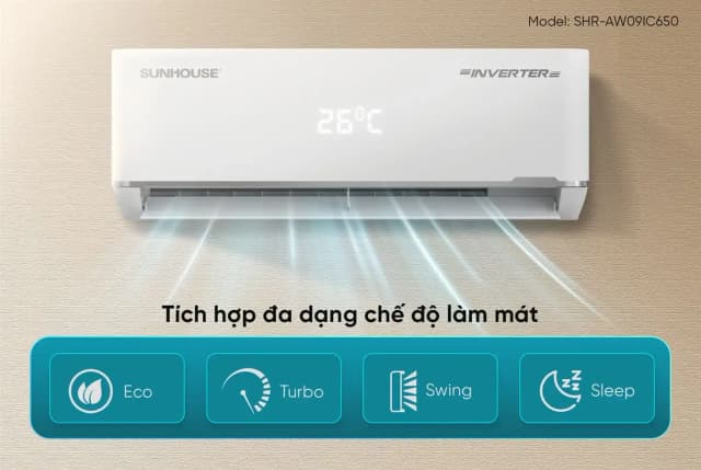 So sánh giá Máy lạnh Sunhouse Inverter 1 HP SHR-AW09IC650 rẻ nhất? - Ảnh 13