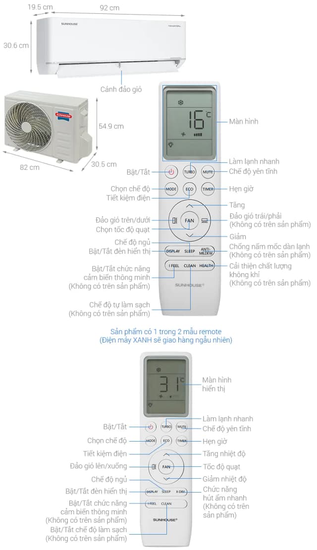 So sánh giá Máy lạnh Sunhouse Inverter 1 HP SHR-AW09IC650 rẻ nhất? - Ảnh 7