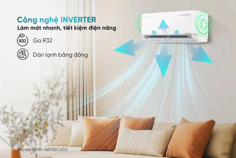 Máy lạnh Sunhouse Inverter 2 HP SHR-AW18IC650 - Giá rẻ nhất hôm nay - Ảnh 20