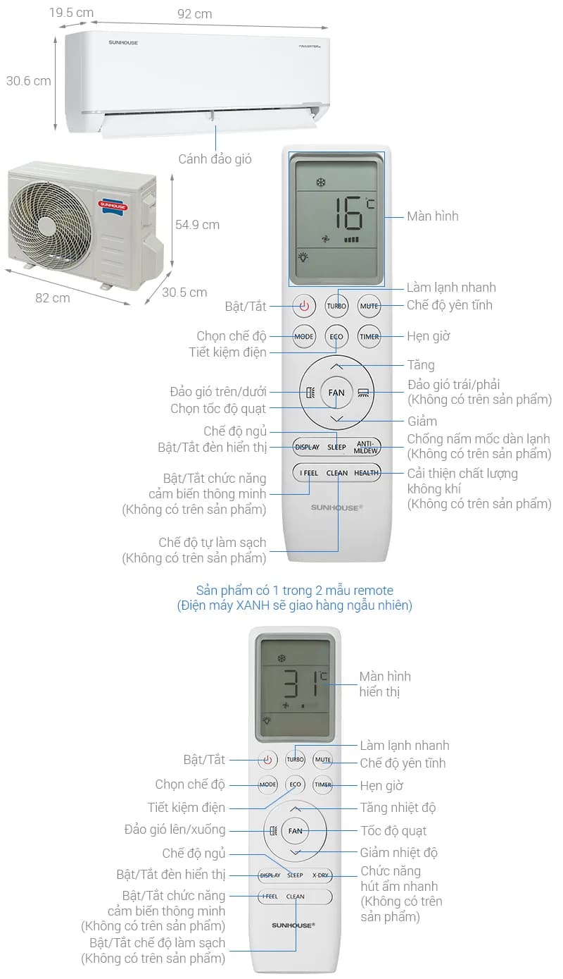 Máy lạnh Sunhouse Inverter 2 HP SHR-AW18IC650 - Giá rẻ nhất hôm nay - Ảnh 7