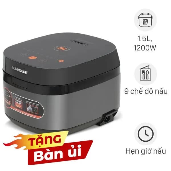 Nồi cơm cao tần Sunhouse Mama 1.5 lít SHD8827 - Ảnh 12