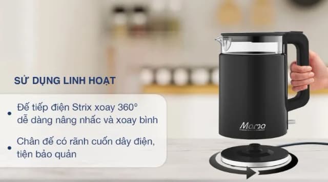 So sánh giá Bình đun siêu tốc Sunhouse Mama 1.7 lít SHD1330 rẻ nhất? - Ảnh 13