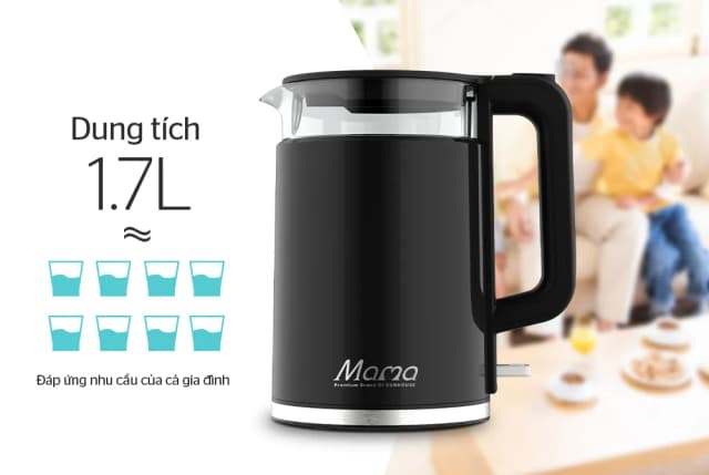 So sánh giá Bình đun siêu tốc Sunhouse Mama 1.7 lít SHD1330 rẻ nhất? - Ảnh 4