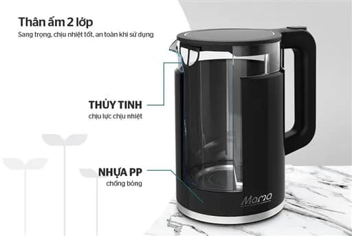 So sánh giá Bình đun siêu tốc Sunhouse Mama 1.7 lít SHD1330 rẻ nhất? - Ảnh 6