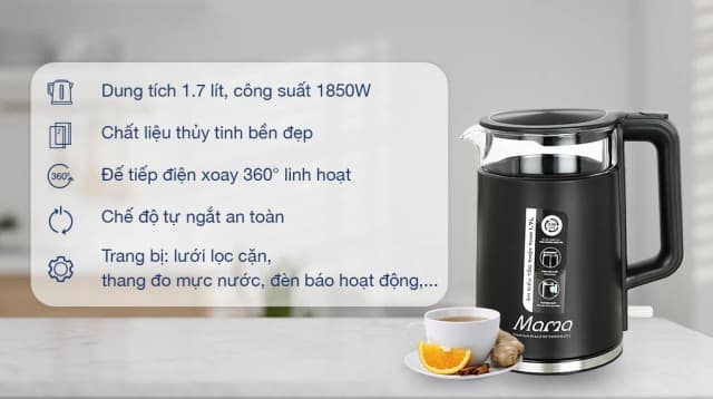 So sánh giá Bình đun siêu tốc Sunhouse Mama 1.7 lít SHD1330 rẻ nhất? - Ảnh 9