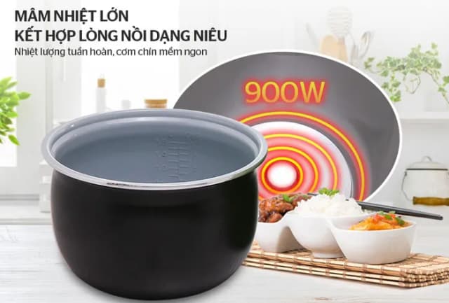 So sánh giá Nồi cơm nắp gài Sunhouse Mama 1.8 lít SHD8665B rẻ nhất? - Ảnh 8